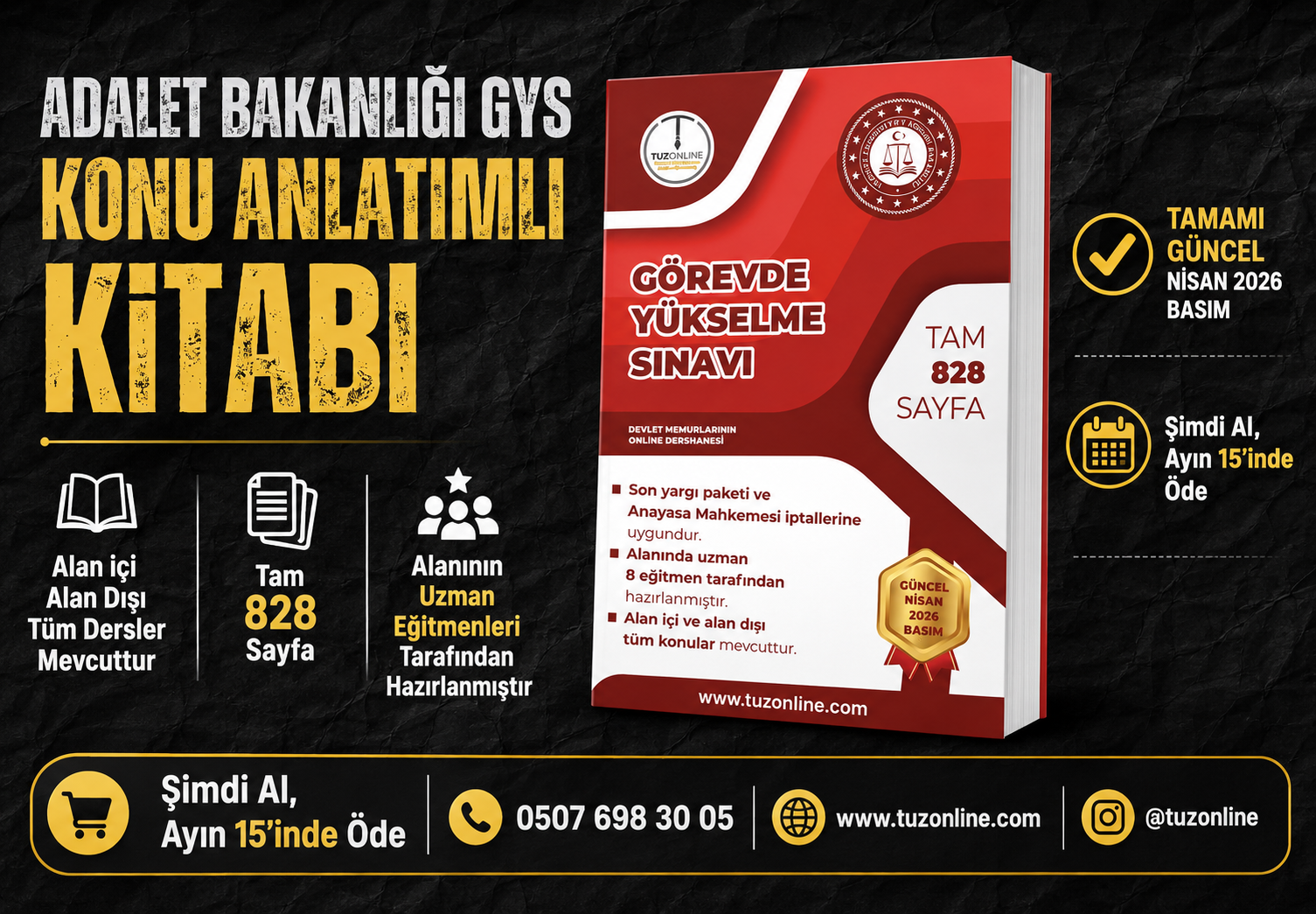 Adalet Bakanlığı GYS Konu Anlatımlı Kitap